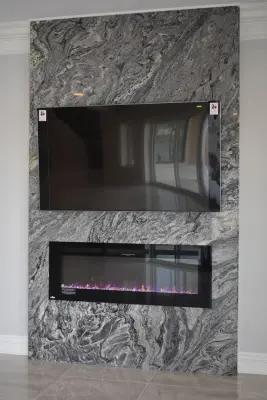 Elegant Kitchens and Fireplaces — Countertop Installation Services project by Global Service LLC