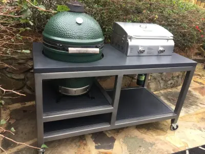 Large Emerald Egg — Countertop Installation Services project by Birmingham Concrete Design, Inc