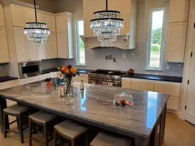 Monochrome Kitchen by Tex-San Granite