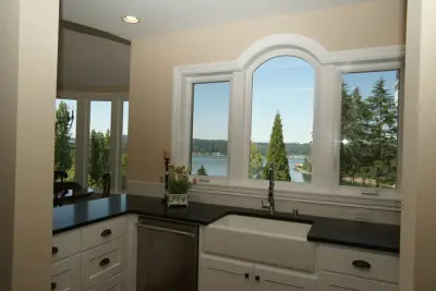 Monochrome Kitchen by Washington Marble Works