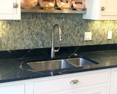 Brazilian Soapstone - Woodland Heights — Countertop Installation Services project by De La Tierra, INC