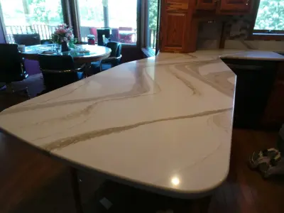 Cambria Brittanicca Goldstone by Solid Fabrications, Inc.