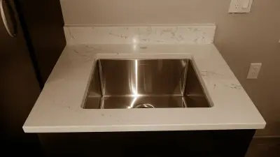 Laundry Space Initiatives — Countertop Installation Services project by Tops Solid Surface