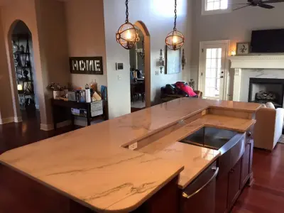 Calacatta Stone Quartzite by Indy Custom Stone