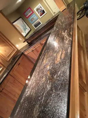 Lee's Summit Basement Bar — Countertop Installation Services project by Euroselect Stone LLC