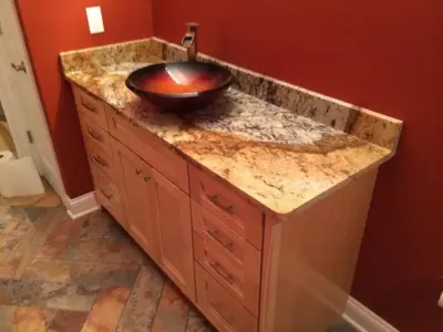 Personalized Restroom by Indy Custom Stone