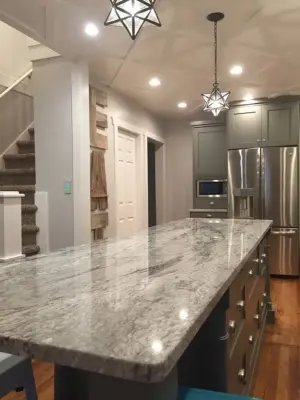 Granite Custom Kitchen Renovation at River Heights by Custom Counter Tops, Inc