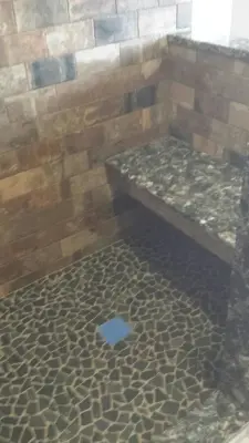 personalized shower and countertop — Countertop Installation Services project by Hch Interiors Inc