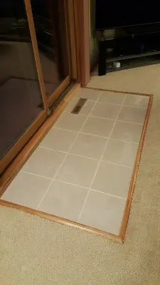 Dahlen Patio Door Installation — Countertop Installation Services project by Epic Tileworks