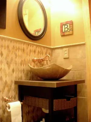 Dressing Rooms — Countertop Installation Services project by Tile Sensations