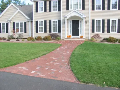 Landscape Evolution - Sidewalk & Pathway Installation in Holland, MA