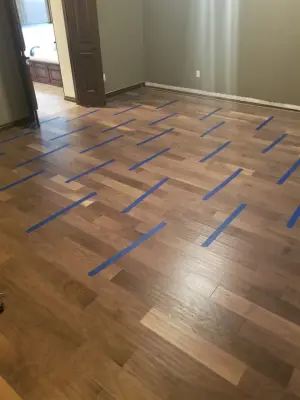 Engineered wood flooring — Countertop Installation Services project by Stylin' Tilen' Flooring