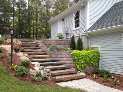 Landscape Evolution - Sidewalk & Pathway Installation in Holland, MA