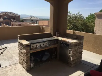 Outdoor Spaces — Countertop Installation Services project by Strahle Tile & Granite