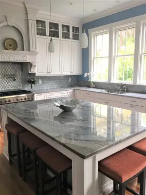 Enchanted Azure Quartzite — Countertop Installation Services project by AGM Imports Of Charleston