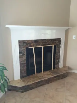 Hearths for Fireplaces — Countertop Installation Services project by Graniteworx Pensacola