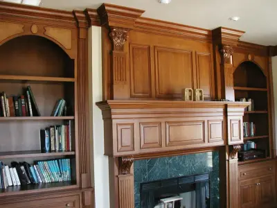 Fireplace | Schmidt Furniture & Cabinetry, LLC — Countertop Installation Services project by Granite Creations | Schmidt Furniture & Cabinetry