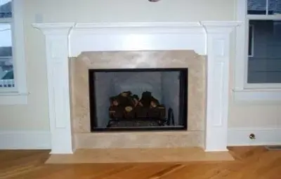 Fireplace Solutions — Countertop Installation Services project by Door County Natural Stone Surfaces LLC