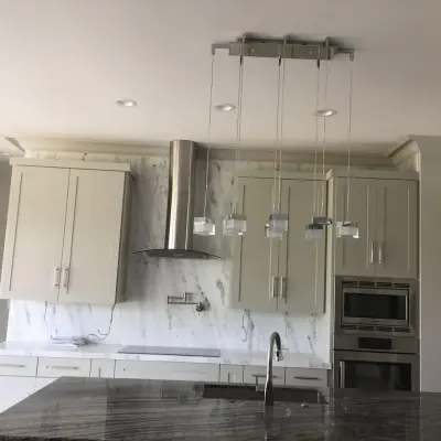Complete Stone Backsplashes — Countertop Installation Services project by Flooring & Accessories Inc