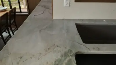 Quartzstone — Countertop Installation Services project by Tops Solid Surface