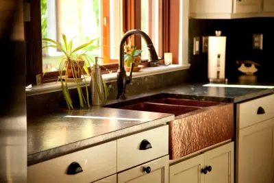 Country Style Kitchen Counter and Wall Tile — Countertop Installation Services project by Albemarle Countertop Company