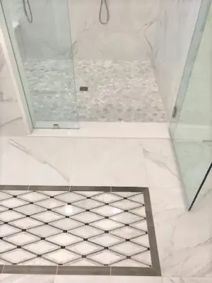 Gomez Master Bathroom Renovation — Countertop Installation Services project by Metro Floors & More Llc