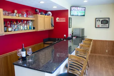 Basement Bar in Granite — Countertop Installation Services project by Counter Culture