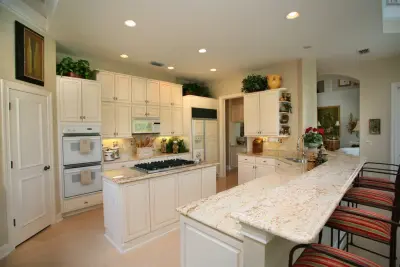 Stone surfaces for kitchens — Countertop Installation Services project by Ilkem Marble & Granite Inc