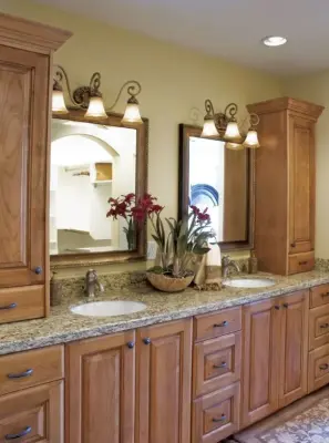 Granite Countertops for Bathrooms — Countertop Installation Services project by Granite By Steve Moon
