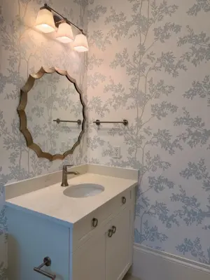 Renovation of Guest Bathroom — Countertop Installation Services project by Magic Surfaces Inc.