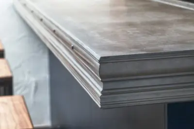 Concrete Bar Top Hatch — Countertop Installation Services project by Molding Mud