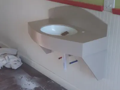 Health Care Facility — Countertop Installation Services project by Quality Signature Tops Inc
