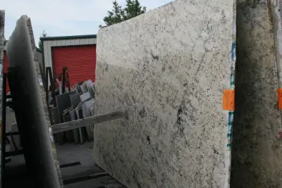 Yard Inventory of Slabs — Countertop Installation Services project by Stonecraft Inc.