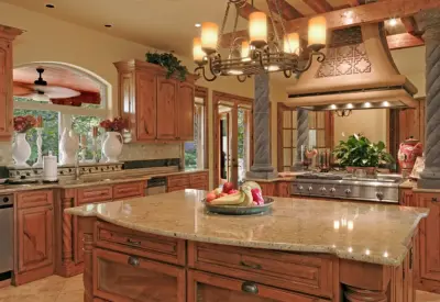 Italian Cuisine Kitchen by Berry Marble & Granite