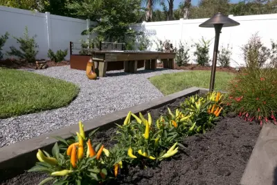 Contemporary Backyard at Jacksonville Beach — Countertop Installation Services project by Concrete Commander