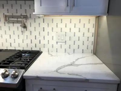 Montrose Jeffrey Court Backsplash — Countertop Installation Services project by Tile Distributors Of America, Inc.
