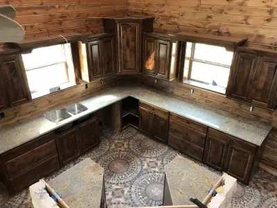Kashmir Ivory Granite Culinary Space — Countertop Installation Services project by S.A.K Granite