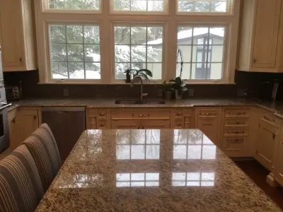 Chestnut Hill, MA Kitchen Countertops — Countertop Installation Services project by Elegance In Stone