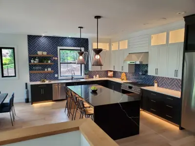 Culinary Hub — Countertop Installation Services project by Quartz & Granite Countertops, Inc.