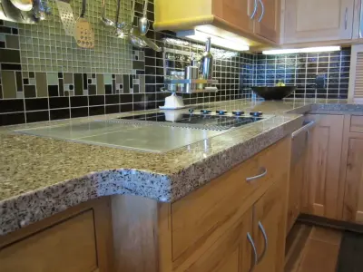 Culinary Space — Countertop Installation Services project by Inspired Composites Recycled Glass Countertops