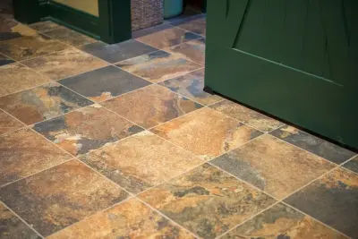 Kitchen Renovation | Flooring and Custom Tile Backsplash — Countertop Installation Services project by Tile Wholesalers
