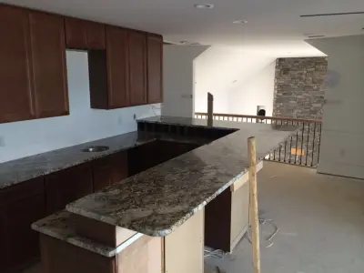 Lennon Gold stone — Countertop Installation Services project by Ilkem Marble & Granite Inc