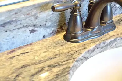 Pretoria White Master Bathroom — Countertop Installation Services project by Bolder Granite