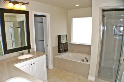 Primary Bathroom by Sandia Marble