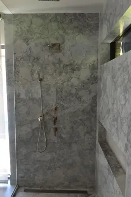 Contemporary Kitchen and Bathroom — Countertop Installation Services project by Aria Stone Gallery