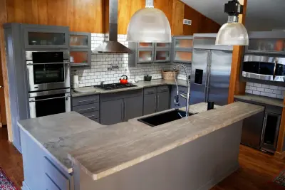 Contemporary Kitchen — Countertop Installation Services project by Phenix Marble Company