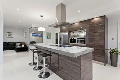 Mont Blanc Polished Marble Surface — Countertop Installation Services project by C.H. Briggs