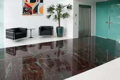 Rouge Granite Flooring from Moulin — Countertop Installation Services project by C.H. Briggs