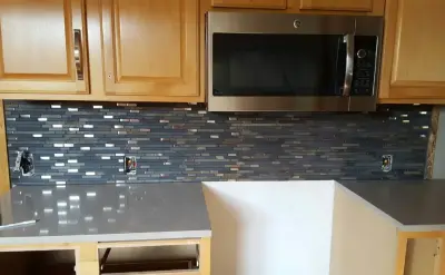 Murray Tile Splash — Countertop Installation Services project by Brinson Custom Tile