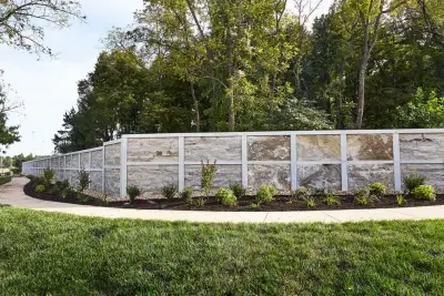 Community Entrance Wall — Countertop Installation Services project by Phenix Marble Company